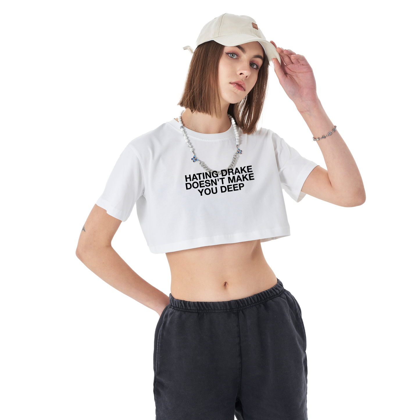 Lil' Drake Hater Crop Top