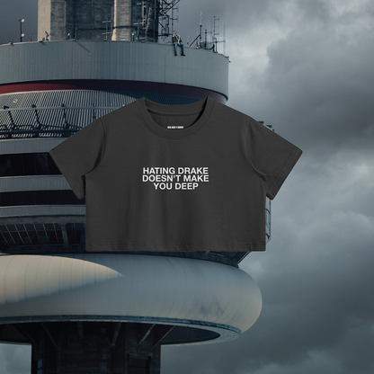 Black Lil' Drake Hater Crop Top